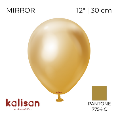 Kalisan 12" | Mirror 100 Gold (50 pcs)