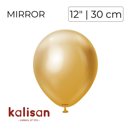 Kalisan 12" | Mirror Gold (50 pcs)