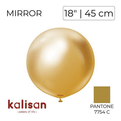 Kalisan 18" | Mirror 100 Gold (25 pcs)