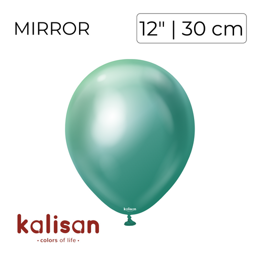 Kalisan 12" | Mirror Green (50 pcs)