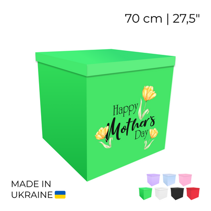 Printed Balloon Box 70 cm | 28" - "Happy Mother's day"