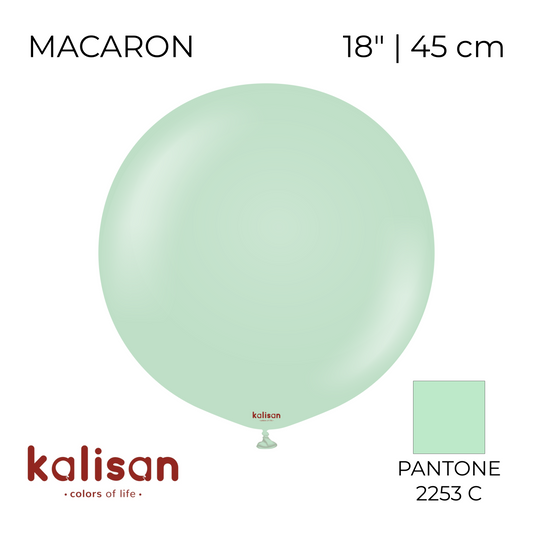 Kalisan 18" | Macaron 11 Green (25 pcs)