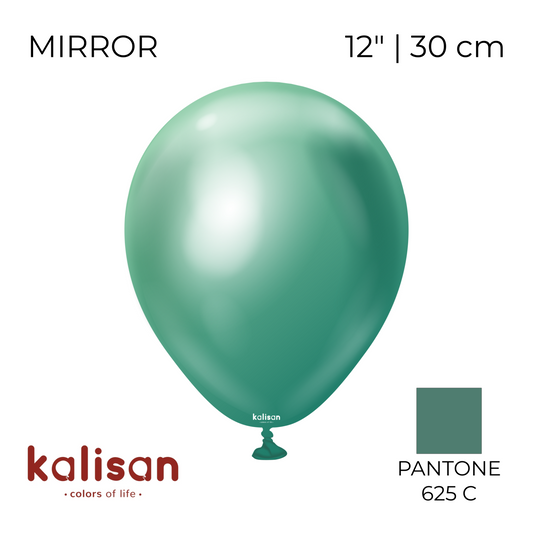 Kalisan 12" | Mirror 104 Green (50 pcs)