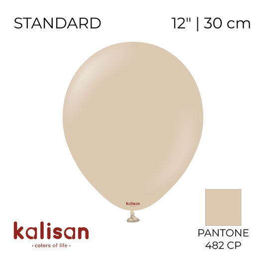 Kalisan 12" | Standard 66 Hazelnut (100 pcs)