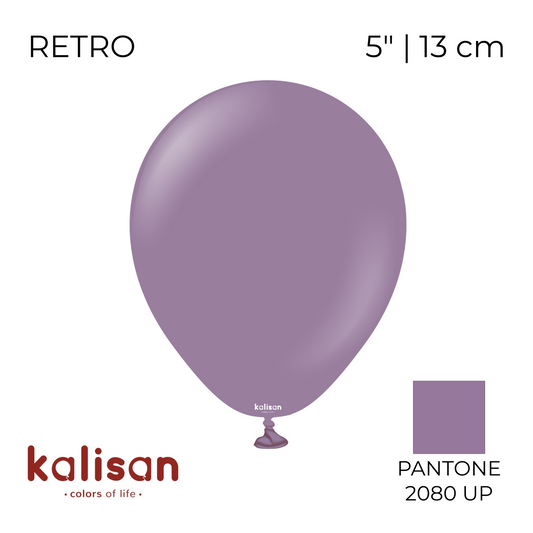 Kalisan 5" | Retro 35 Lavender (100 pcs)