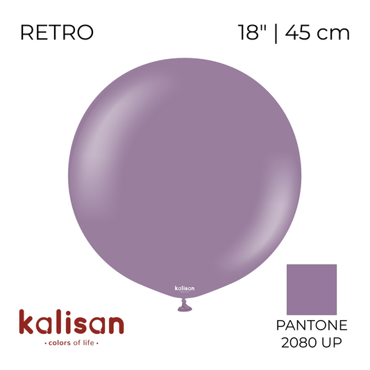 Kalisan 18" | Retro 35 Lavender (25 pcs)