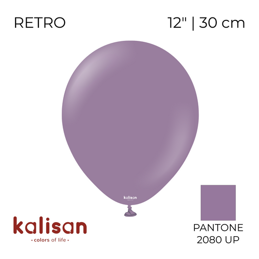 Kalisan 12" | Retro 35 Lavender (100 pcs)