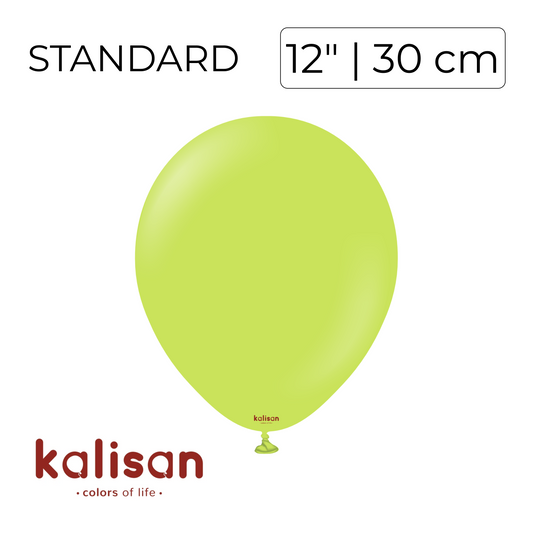 Kalisan 12" | Standard Lime Green (100 pcs)