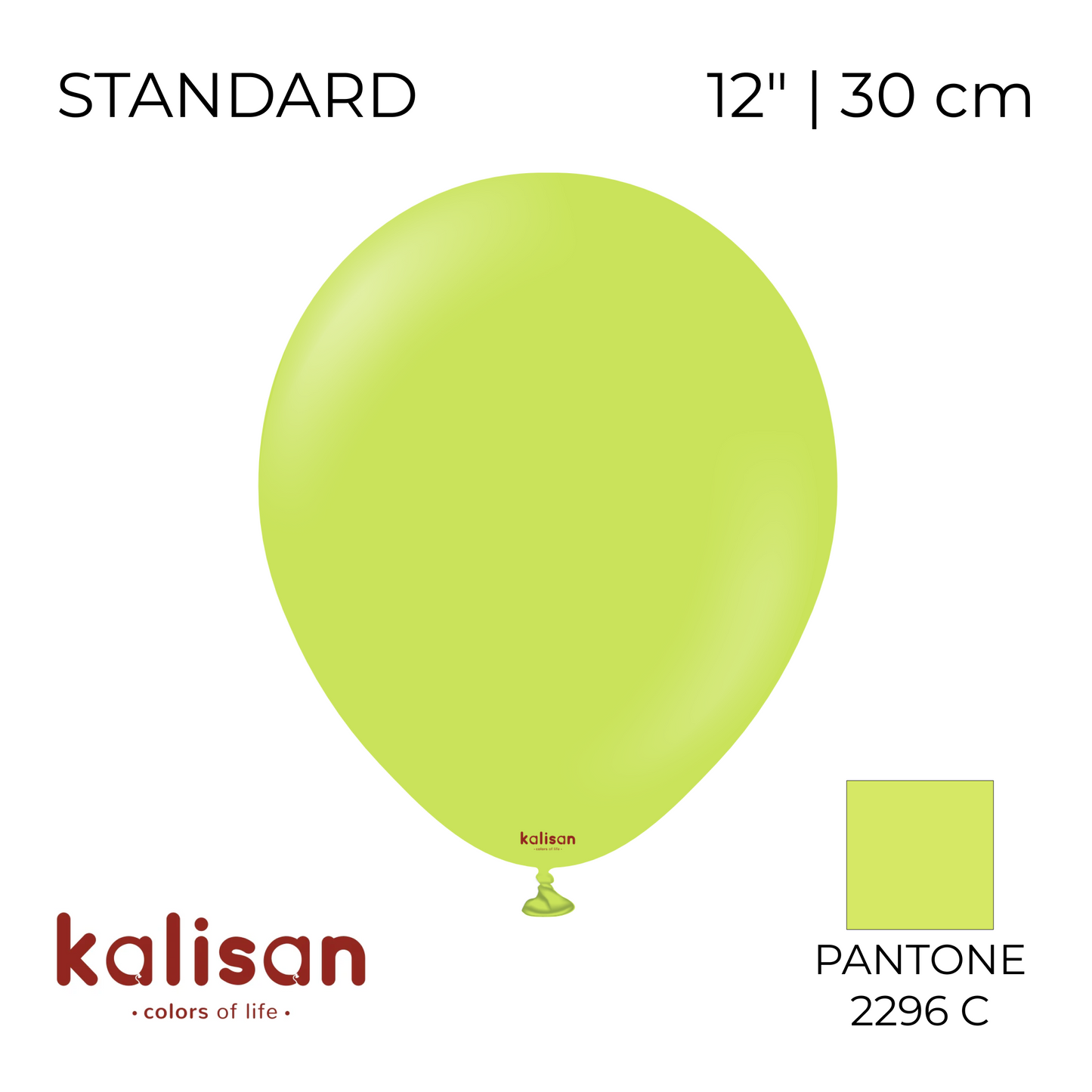 Kalisan 12" | Standard 46 Lime Green (100 pcs)