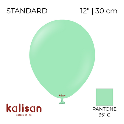 Kalisan 12" | Standard 45 Mint Green (100 pcs)