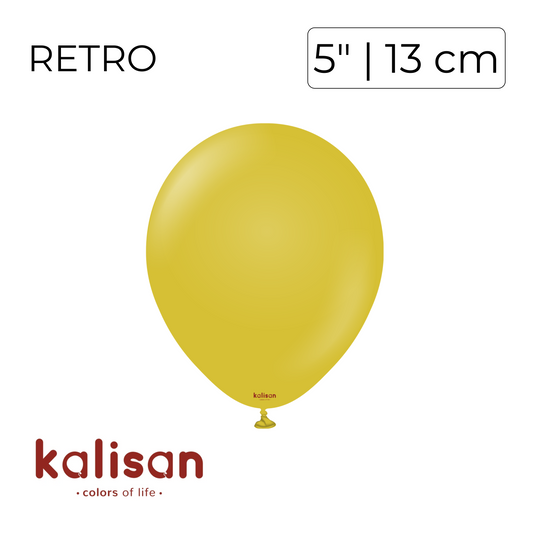 Kalisan 5" | Retro Mustard (100 pcs)