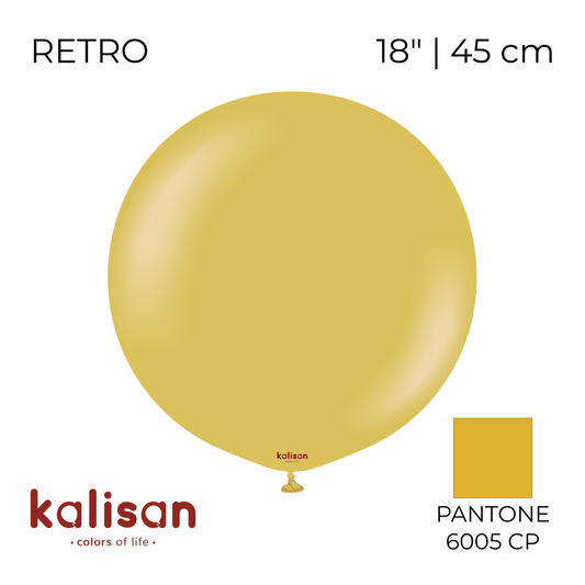 Kalisan 18" | Retro 59 Mustard (25 pcs)