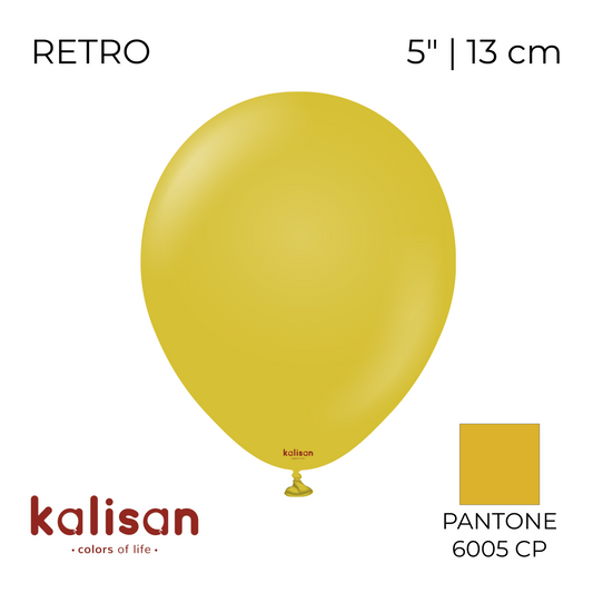 Kalisan 5" | Retro 59 Mustard (100 pcs)