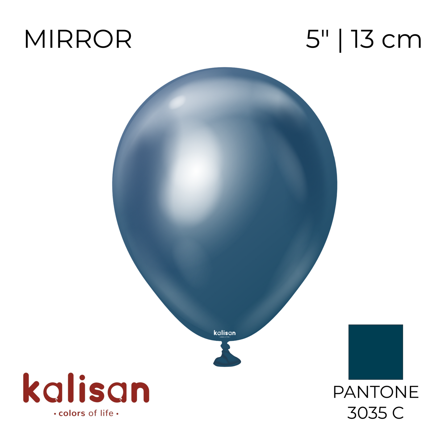 Kalisan 5" | Mirror 114 Navy (100 pcs)