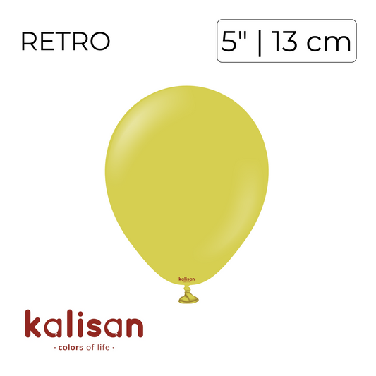 Kalisan 5" | Retro Olive (100 pcs)