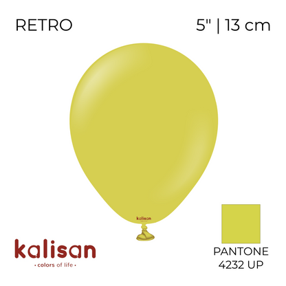 Kalisan 5" | Retro 49 Olive (100 pcs)