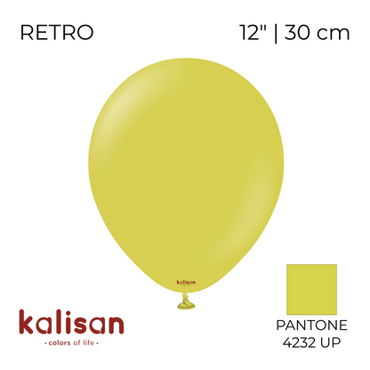 Kalisan 12" | Retro 49 Olive (100 pcs)
