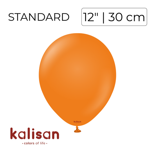 Kalisan 12" | Standard Orange (100 pcs)