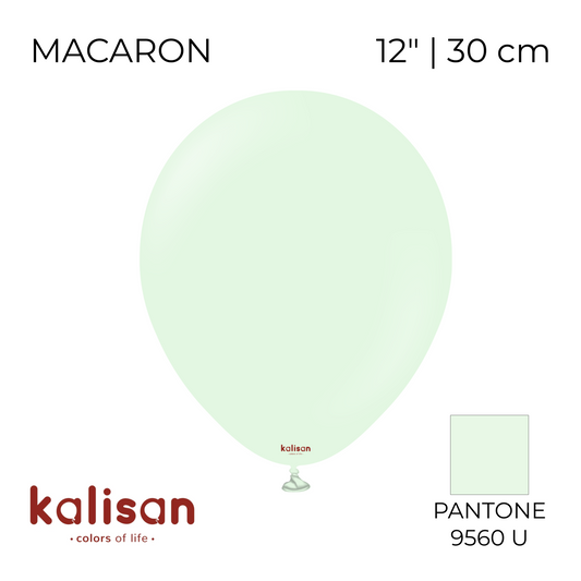 Kalisan 12" | Macaron 05 Pale Green (100 pcs)