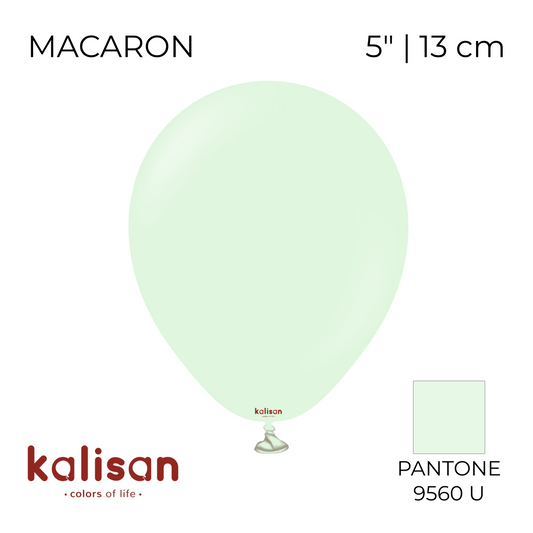 Kalisan 5" | Macaron 05 Pale Green (100 pcs)