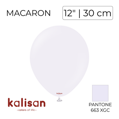Kalisan 12" | Macaron 06 Pale Lilac (100 pcs)