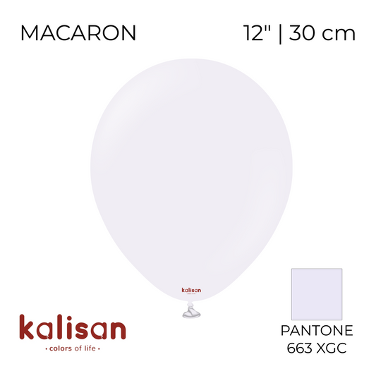 Kalisan 12" | Macaron 06 Pale Lilac (100 pcs)