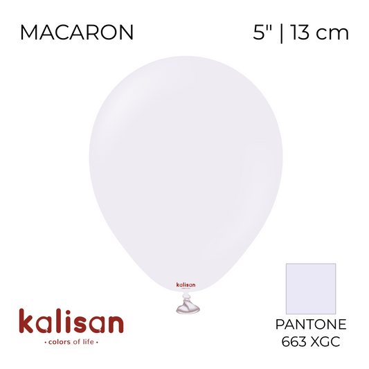 Kalisan 5" | Macaron 06 Pale Lilac (100 pcs)