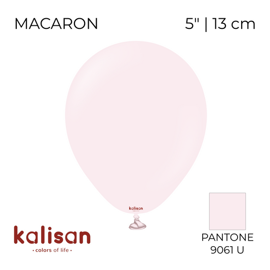 Kalisan 5" | Macaron 04 Pale Pink (100 pcs)