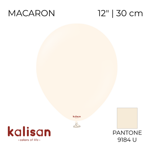 Kalisan 12" | Macaron 07 Pale Salmon (100 pcs)