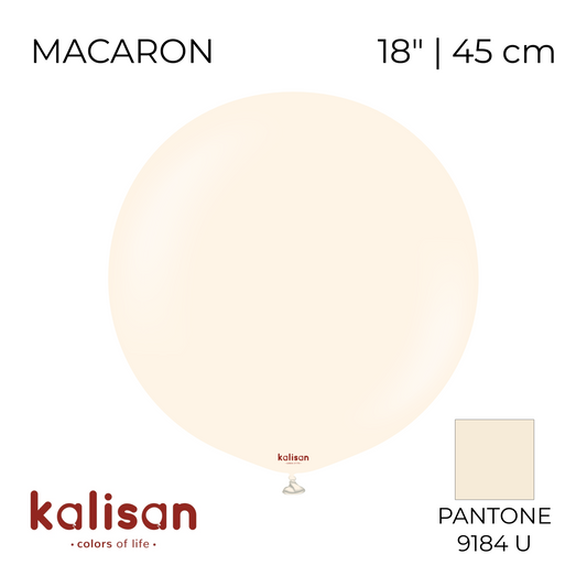 Kalisan 18" | Macaron 07 Pale Salmon (25 pcs)