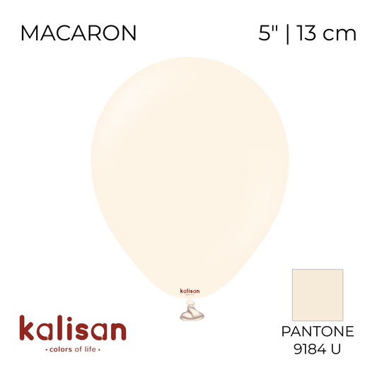 Kalisan 5" | Macaron 07 Pale Salmon (100 pcs)