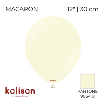 Kalisan 12" | Macaron 03 Pale Yellow (100 pcs)