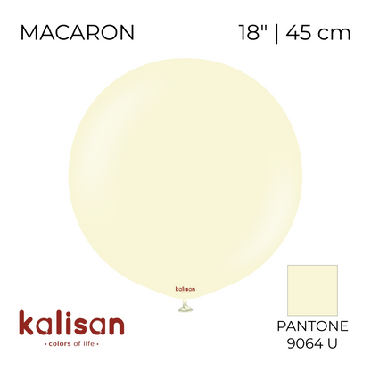 Kalisan 18" | Macaron 03 Pale Yellow (25 pcs)