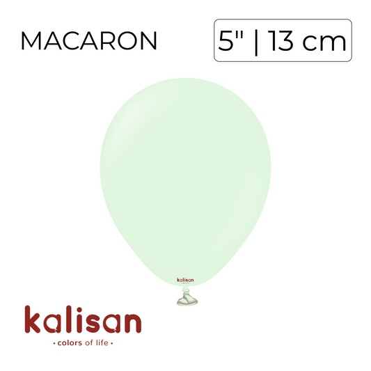 Kalisan 5" | Macaron Pale Green (100 pcs)