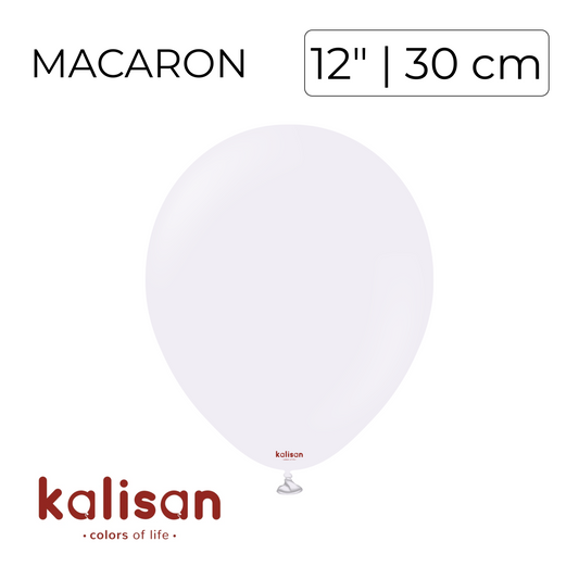 Kalisan 12" | Macaron Pale Lilac (100 pcs)