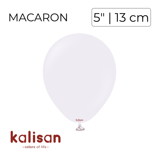 Kalisan 5" | Macaron Pale Lilac (100 pcs)