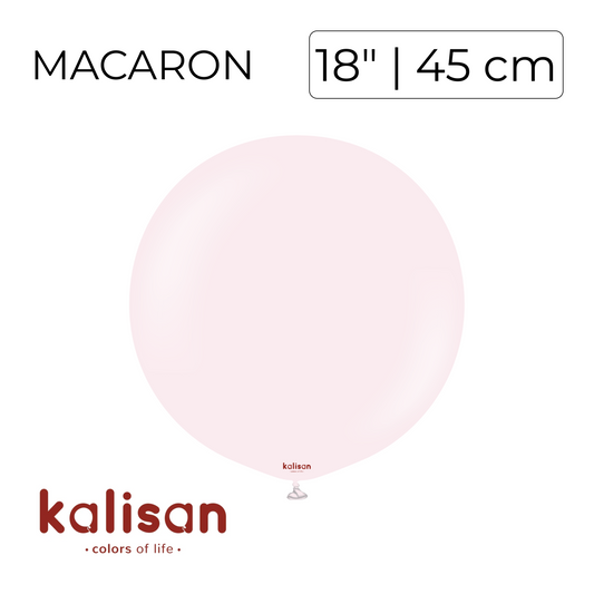 Kalisan 18" | Macaron Pale Pink (25 pcs)