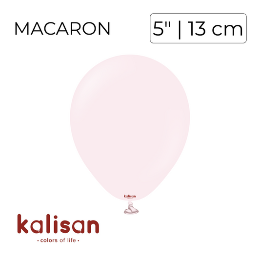 Kalisan 5" | Macaron Pale Pink (100 pcs)