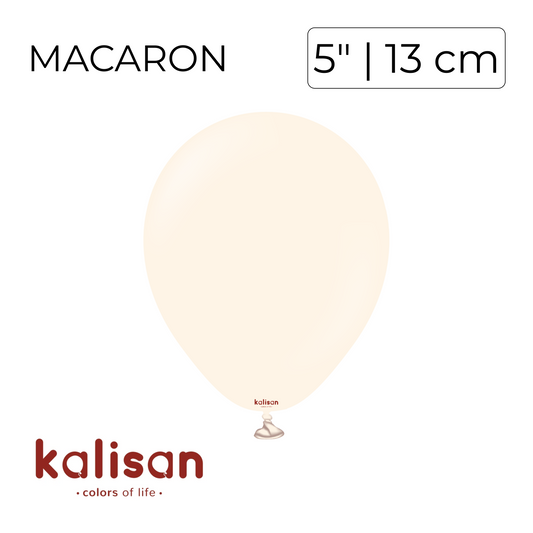 Kalisan 5" | Macaron Pale Salmon (100 pcs)