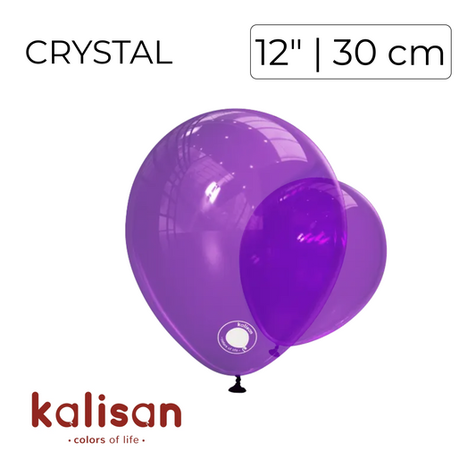 Kalisan 12" | Crystal Violet (100 pcs)