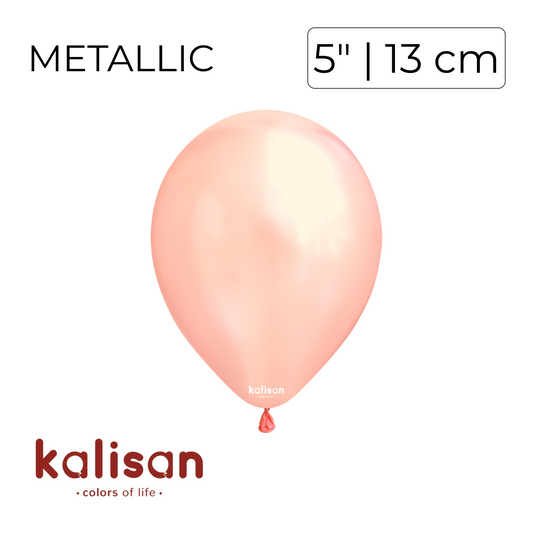 Kalisan 5" | Metallic Rose Gold (100 pcs)