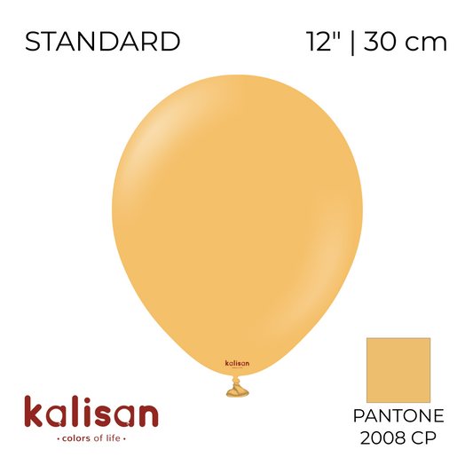 Kalisan 12" | Standard 70 Peach (100 pcs)