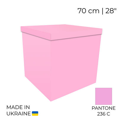 Surprise Balloon Box 70 cm | 28"  - Light Pink (1 pc)