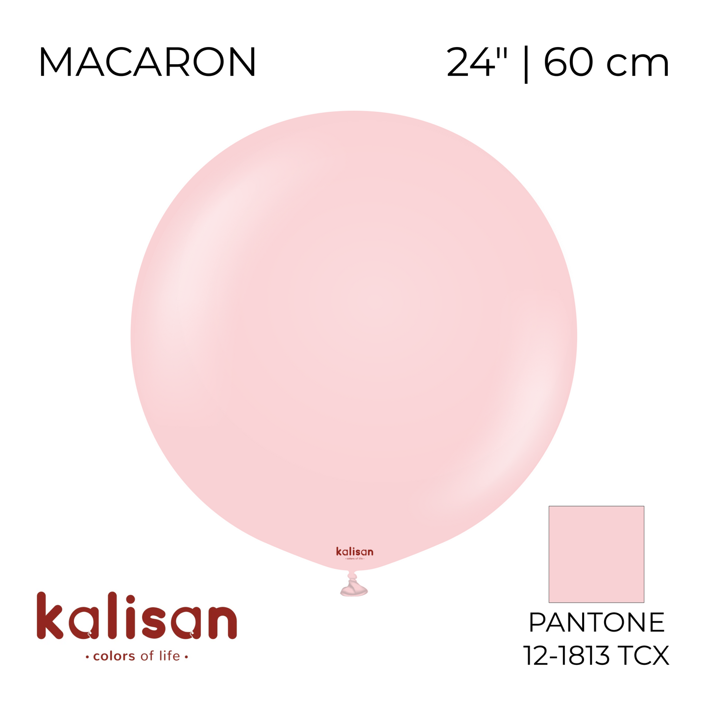 Kalisan 24" | Macaron 10 Pink (1 pc)