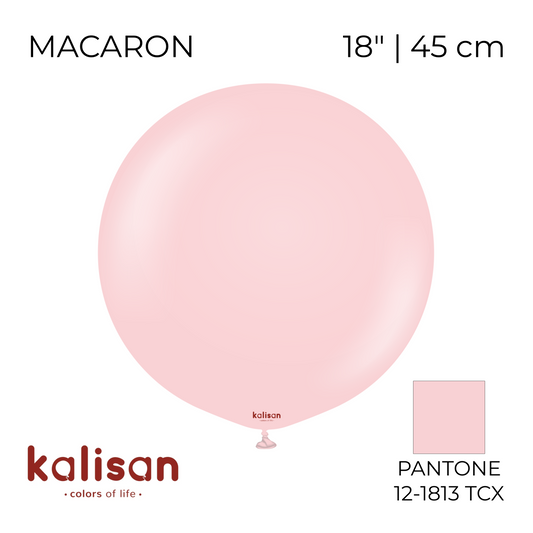 Kalisan 18" | Macaron 10 Pink (25 pcs)