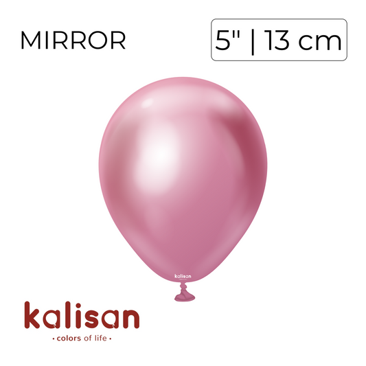 Kalisan 5" | Mirror Pink (100 pcs)