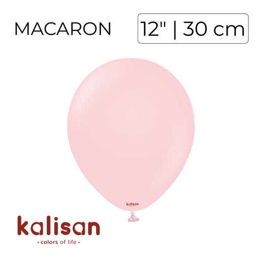 Kalisan 12" | Macaron Pink (100 pcs)