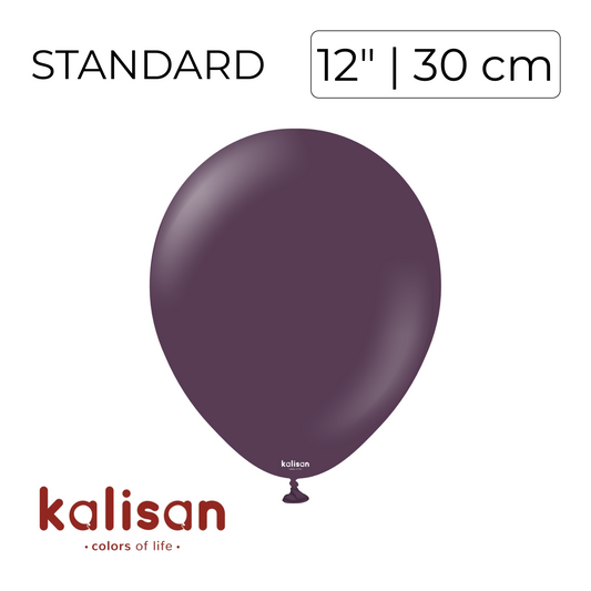 Kalisan 12" | Standard Plum (100 pcs)