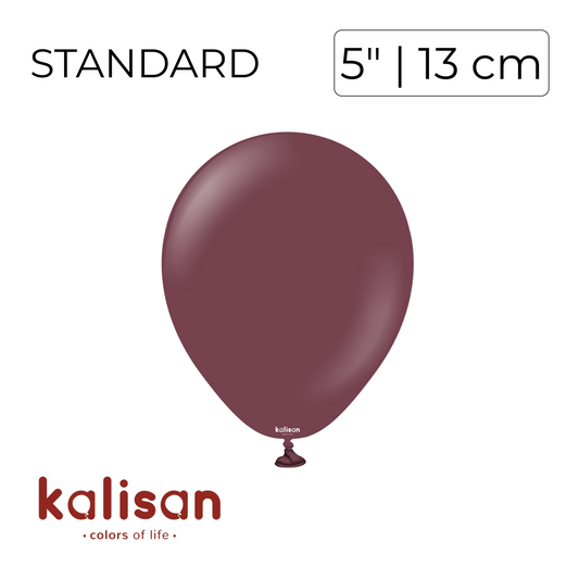 Kalisan 5" | Standard Burgundy (100 pcs)