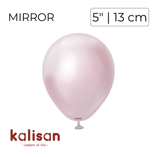 Kalisan 5" | Mirror Pink Gold (100 pcs)